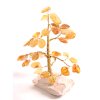 Jantarový stromeček štěstí 8 cm #29