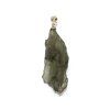 Moldavite pendant 2.2g 33x13 silver Ag 925 #V8