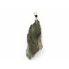 Moldavite pendant 2.2g 33x13 silver Ag 925 #V8