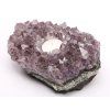 Amethyst candle holder druse 2,290 kg #B362