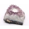 Amethyst candle holder druse 1,910 kg #B365