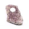 Amethyst candle holder druse 1,190 kg #B367