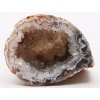 Achát peříčkový 140 g - 7 cm - geoda - Top kvalita - #349