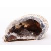 Achát peříčkový 72 g - 6 cm - geoda - Top kvalita - #355