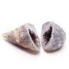 Feather agate geode pair 204 g - 7 cm - Top quality - #B417