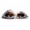 Feather agate geode pair 164 g - 7 cm - Top quality - #B419