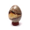 Septárie dračí vejce 70 mm 280 g + dřevěný podstavec #B430
