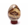 Septárie dračí vejce 70 mm 280 g + dřevěný podstavec #B430