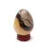 Septárie dračí vejce 56 mm 141 g + dřevěný podstavec #B431