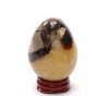 Septárie dračí vejce 56 mm 141 g + dřevěný podstavec #B431