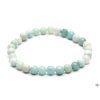 Náramek Amazonit modrý - 6 mm kuličky #618 - z přírodních kamenů