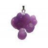 Pendant Grape agate 2,9 g - 20 x 20 mm #P1
