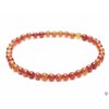 Dětský náramek Karneol - 4 mm kuličky