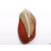 Stone pendant Jasper polychrome size M - #165