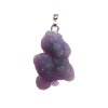 Wisiorek z agatu winogronowego 2,5 g - 21x14 mm - grape agate #P18
