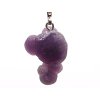 Wisiorek z agatu winogronowego 2,5 g - 20x14 mm - grape agate #P21