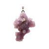 Pendant Grape agate 2,8 g - 27 x 19 mm #P38