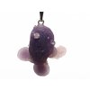 Wisiorek z agatem winogronowym 4,4 g - 25x21 mm - grape agate #P42