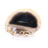 Agate slab size 8 cm + stand #1748 - Top quality