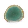 Agate slab size 8 cm + stand #1899 - Top quality