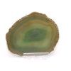 Agate slab size 9 cm + stand #1926 - Top quality