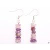 Lepidolite stone earrings #100