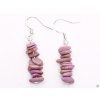 Phosphosiderite stone earrings #101