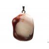 Pendant from Agate pink Botswana size M #168