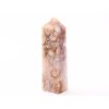 Obelisk Ametyst růžový - věž 280 g - 13,3 cm #C320