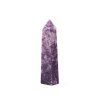 Lepidolite obelisk – spire 77g - 8,3 cm #C382