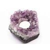 Amethyst candle holder druse 801 g #D8