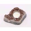 Amethyst candle holder druse 468 g #D18