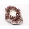 Amethyst candle holder druse 695 g #D22