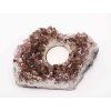 Amethyst candle holder druse 695 g #D22