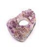 Amethyst candle holder druse 820 g #D27