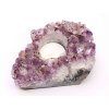 Amethyst candle holder druse 820 g #D27