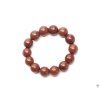 Red Jasper Ring - 4 mm beads #9 - made from natural stones