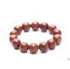 Red Jasper Ring - 4 mm beads #9 - made from natural stones