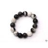 Zebra Jasper Ring - 4 mm beads #10 - made from natural stones