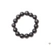 Prsten Šungit - 4 mm kuličky #19 - z přírodních kamenů