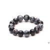 Flake Obsidian Ring - 4 mm beads #27 - made from natural stones