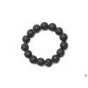 Lava ring - 4 mm beads #36 - made from natural stones