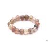 Ring Botswana agate - 4 mm beads #52 - from natural stones