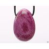 Stichtite stone pendant + leather strap #171
