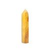 Obelisk Fluoryt żółty – iglica 96g - 9,9 cm #C456