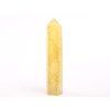 Obelisk Fluoryt żółty – iglica 87g - 9,6 cm #C465