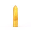 Obelisk fluoryt żółty szpic 95 g - 9,2 cm #C478