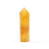 Obelisk fluoryt żółty szpic 90 g - 8 cm #D126