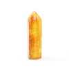 Obelisk fluoryt żółty szpic 90 g - 8 cm #D126