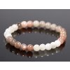 Náramek Měsíční kámen MIX - 6 mm kuličky #819 - z přírodních kamenů
